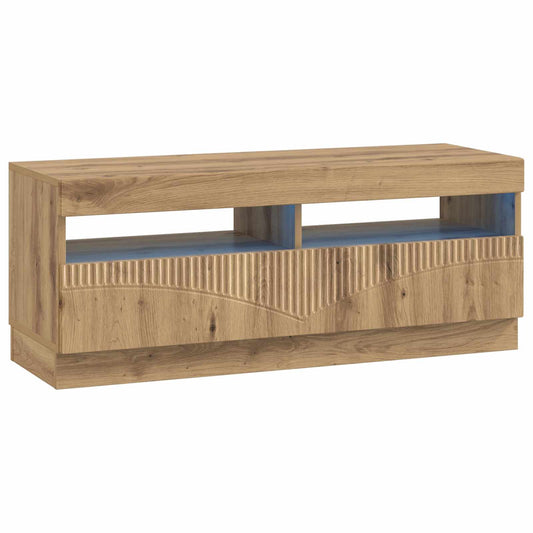 LED TV Cabinet Artisan Oak Engineered Wood