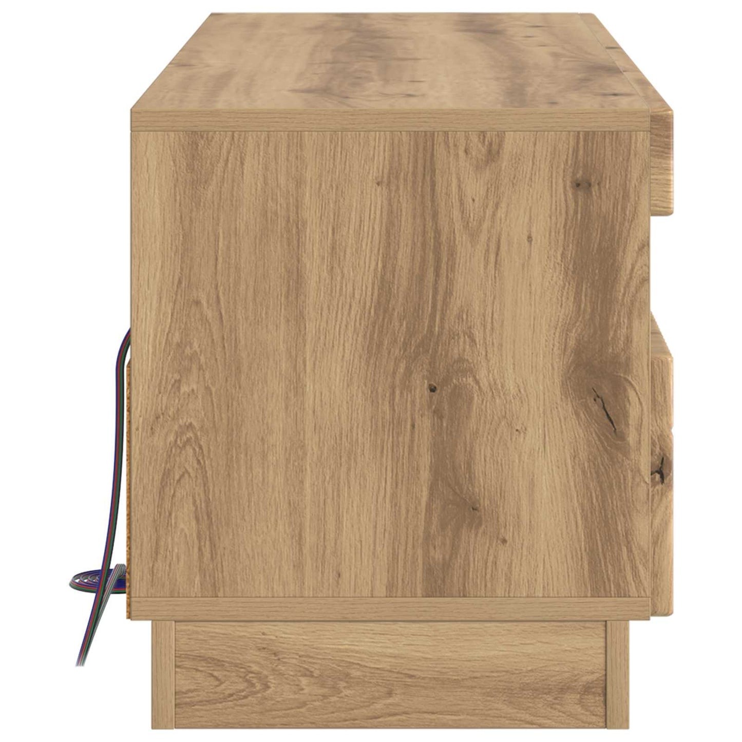 LED TV Cabinet Artisan Oak Engineered Wood