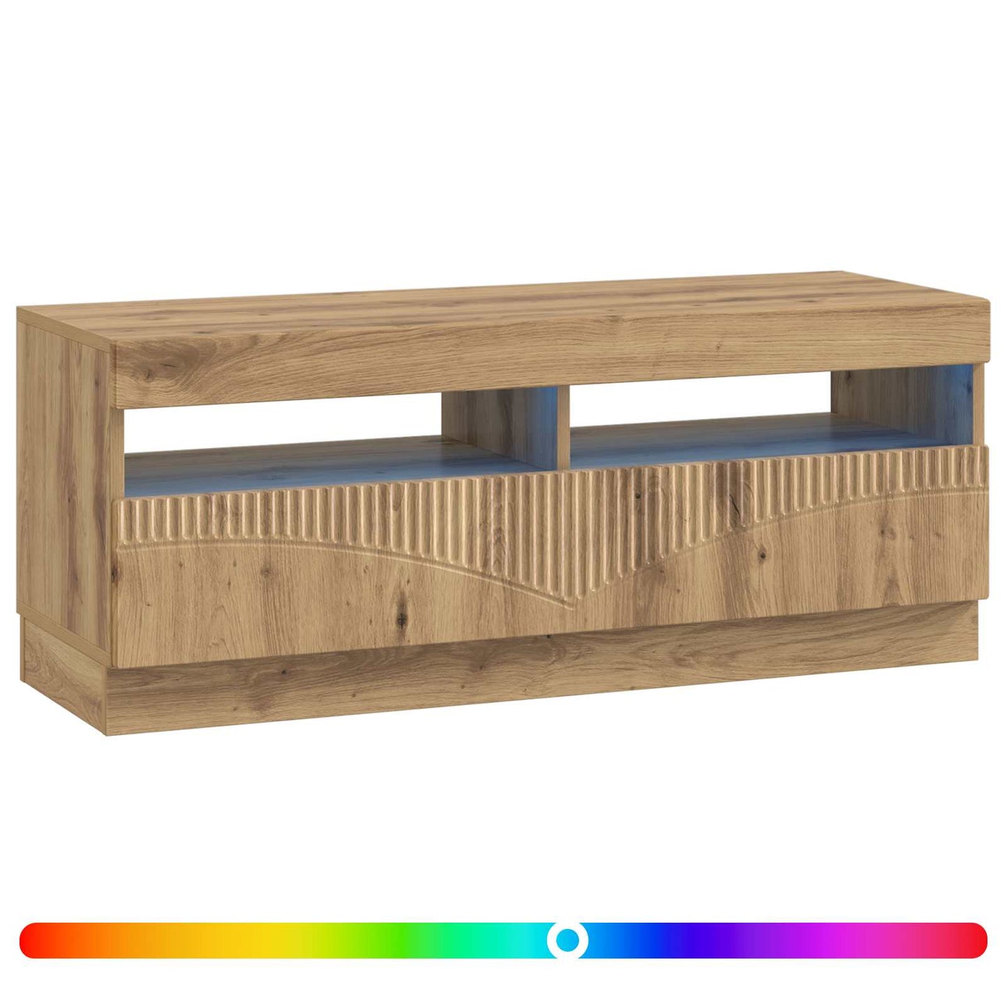 LED TV Cabinet Artisan Oak Engineered Wood