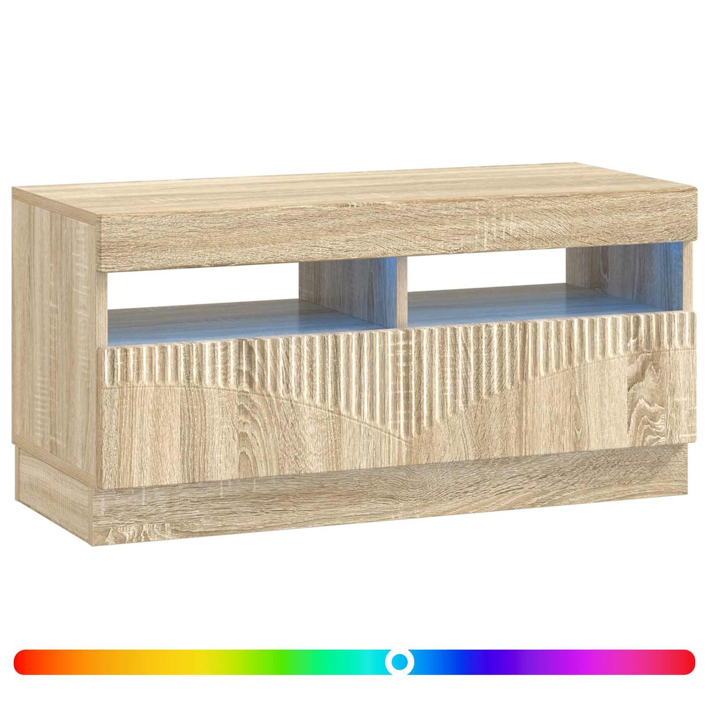LED TV Cabinet Sonoma Oak Engineered Wood