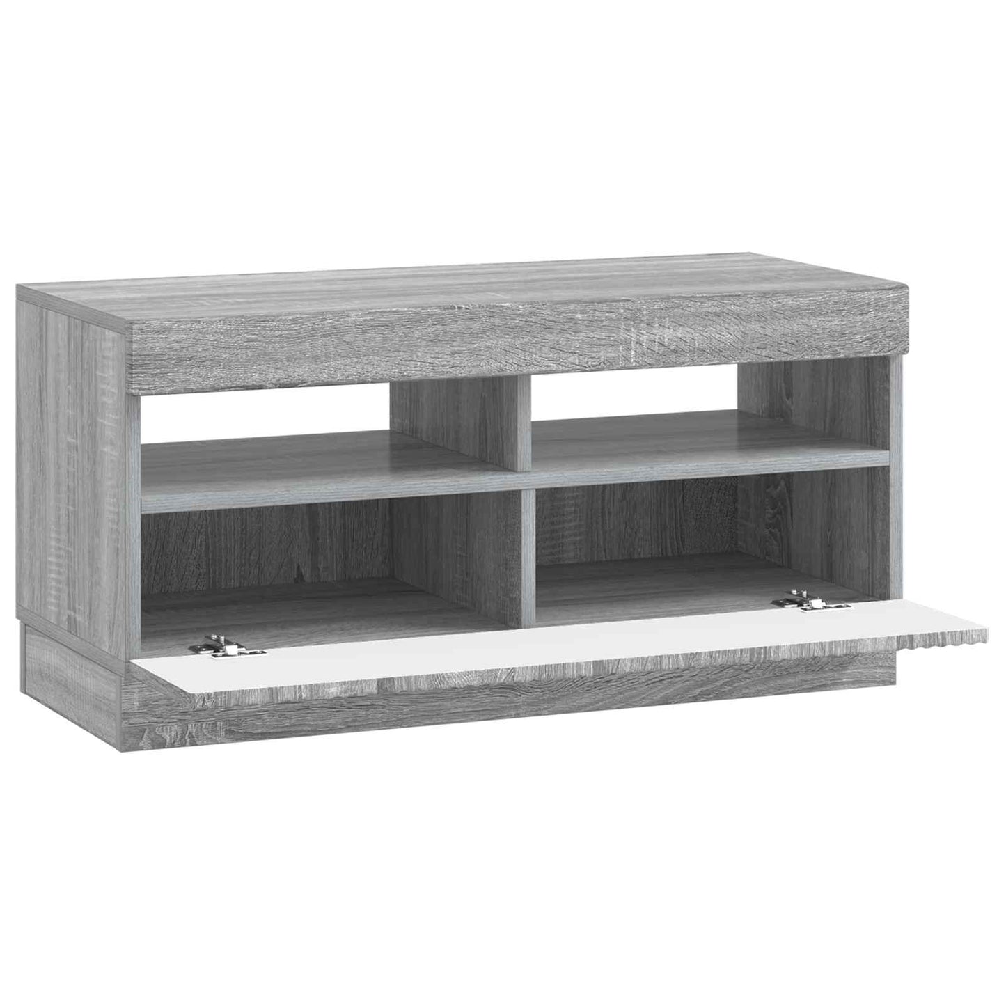 LED TV Cabinet Grey Sonoma Engineered Wood