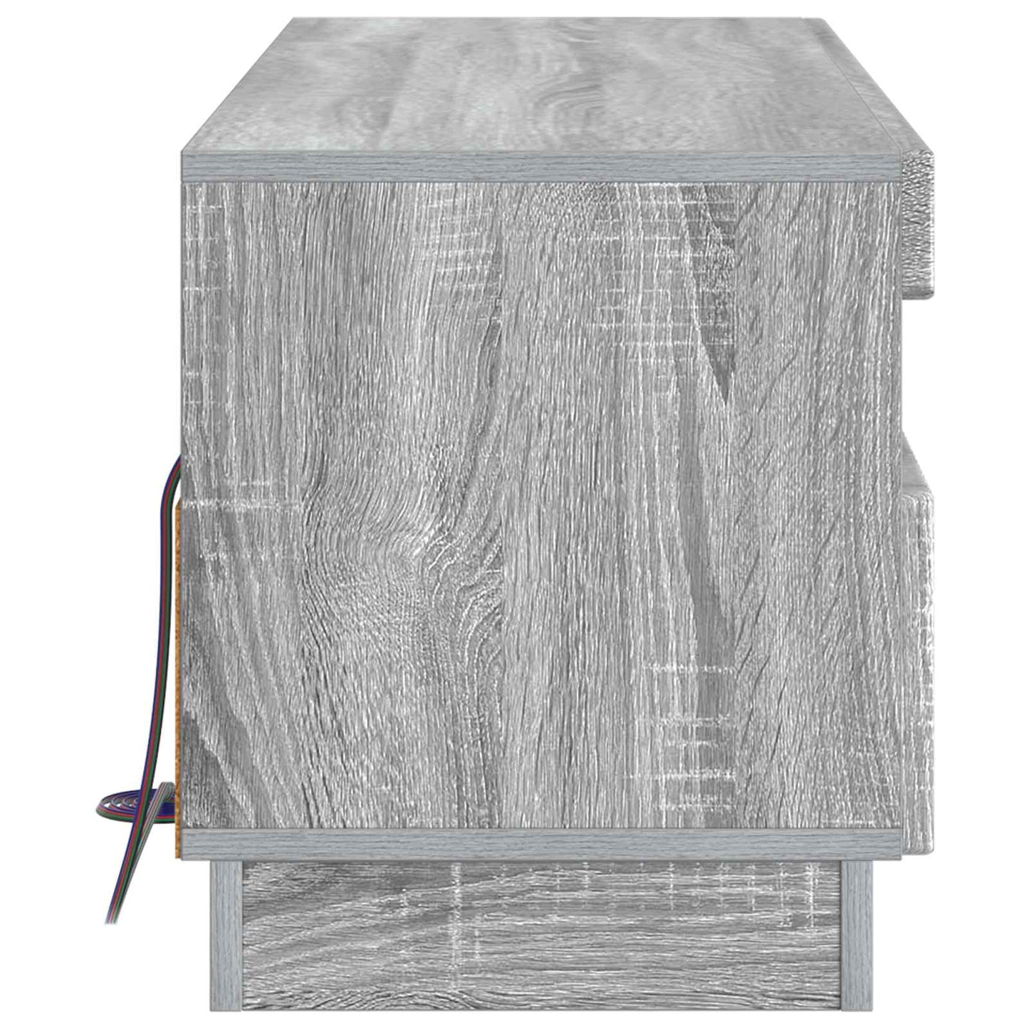 LED TV Cabinet Grey Sonoma Engineered Wood