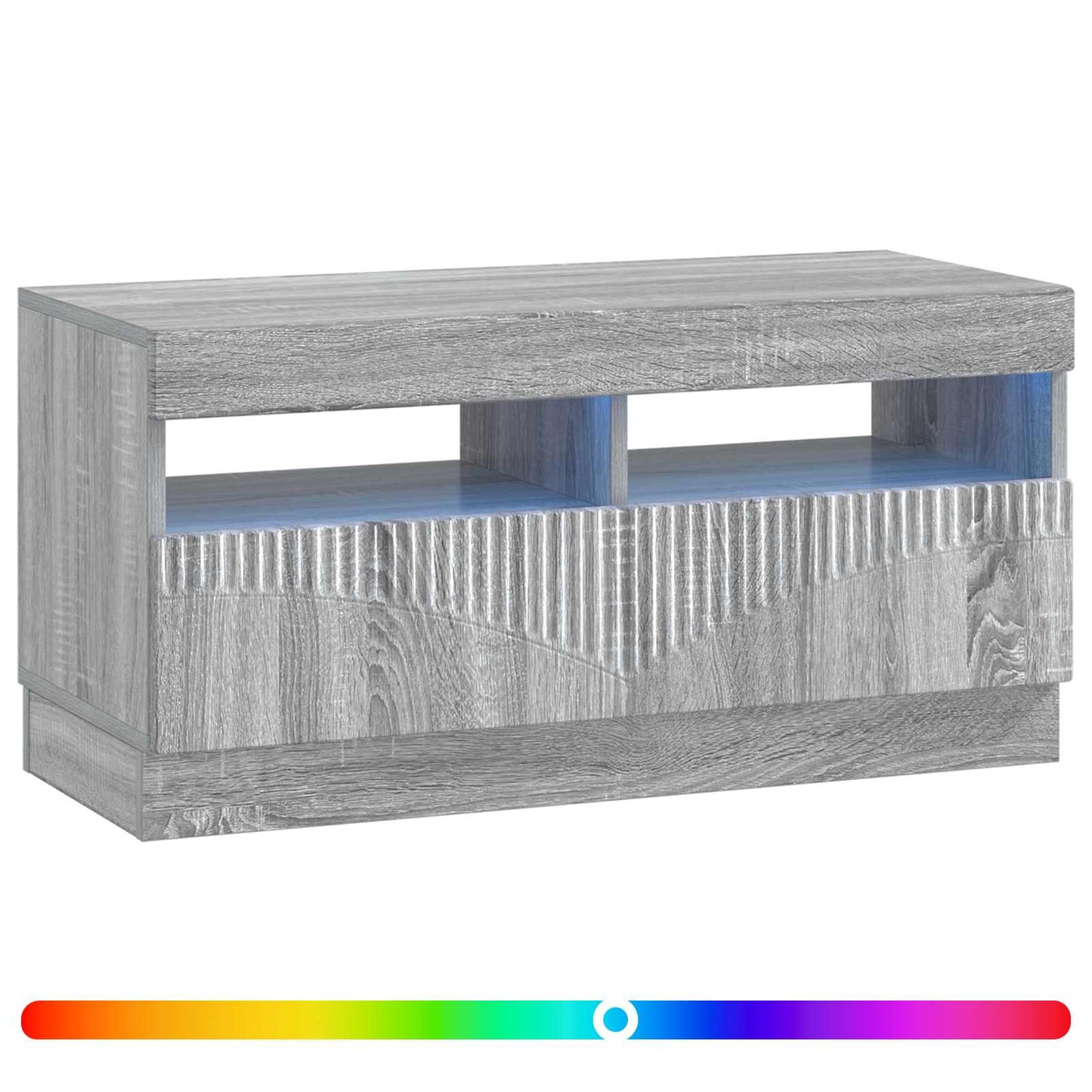 LED TV Cabinet Grey Sonoma Engineered Wood