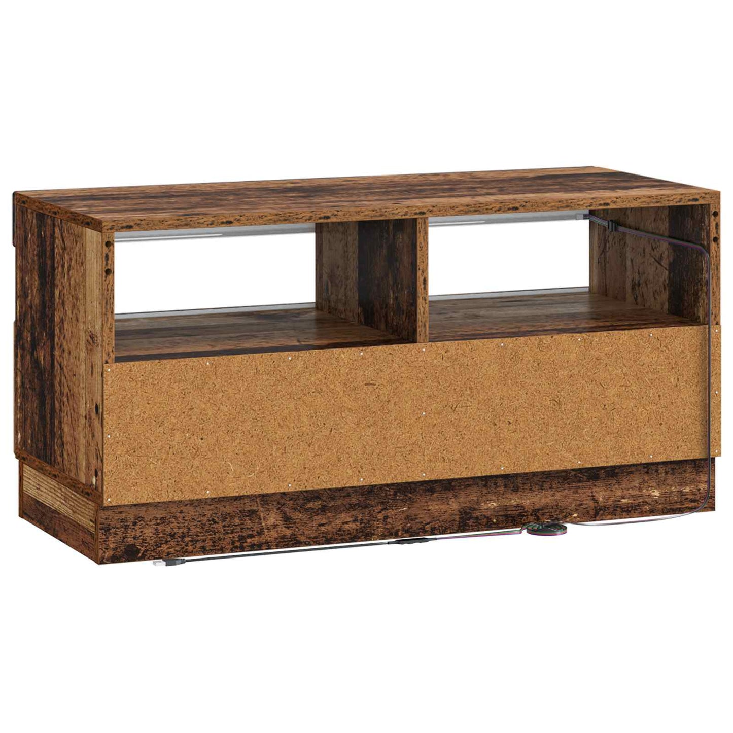 LED TV Cabinet Old Wood Engineered Wood