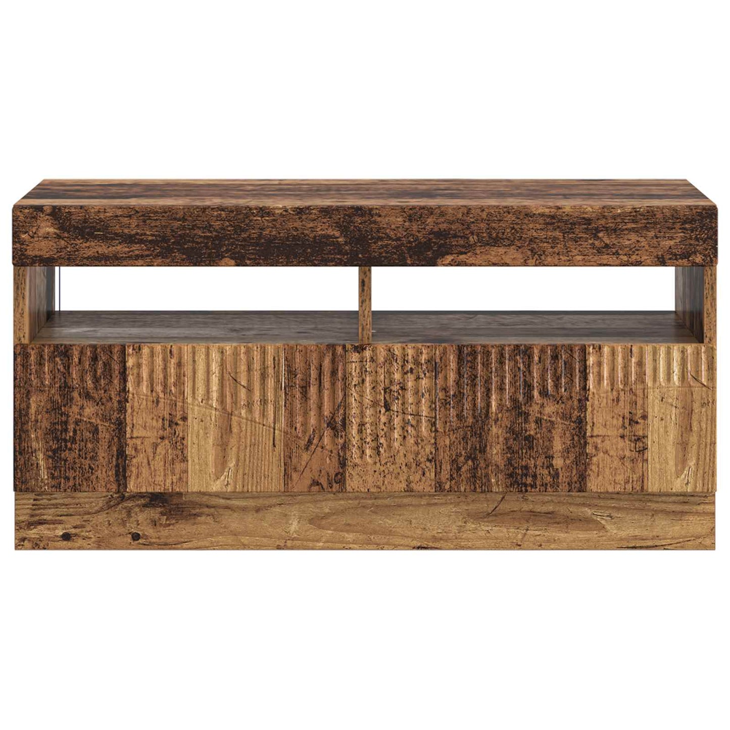 LED TV Cabinet Old Wood Engineered Wood