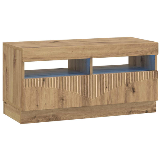 LED TV Cabinet Artisan Oak Engineered Wood