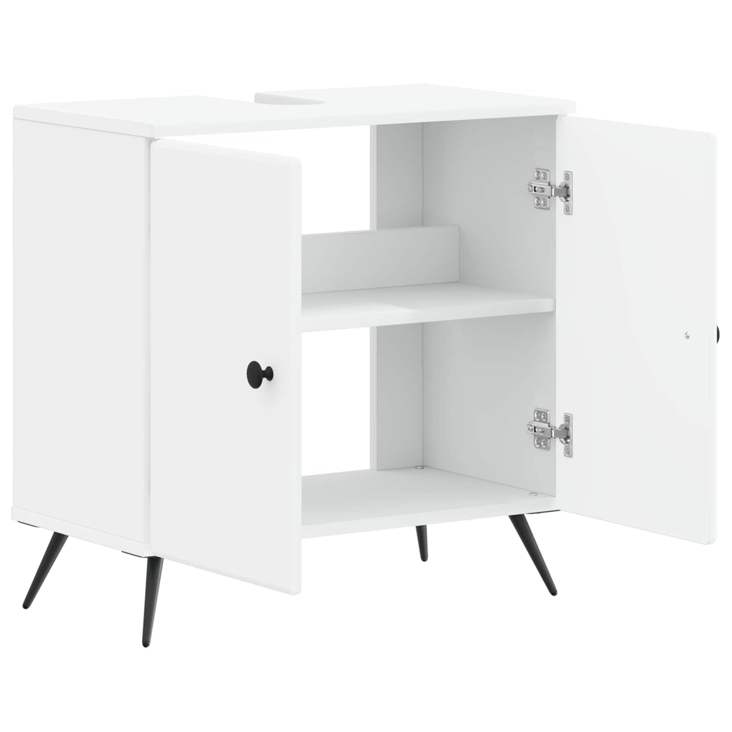 Bathroom Sink Cabinet BREDA White 59.5 x 31.5x 59 cm