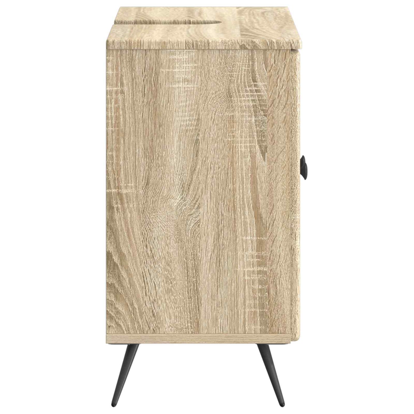 Bathroom Sink Cabinet BREDA Sonoma Oak 59.5 x 31.5x 59 cm