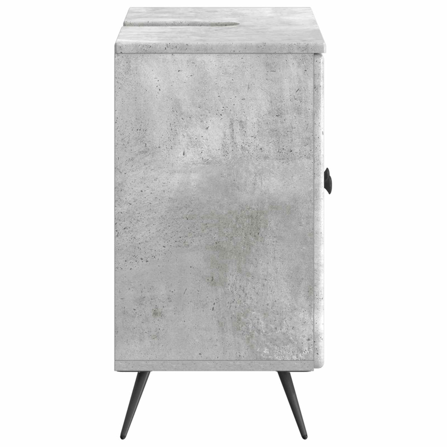 Bathroom Sink Cabinet BREDA Concrete Grey 59.5 x 31.5x 59 cm