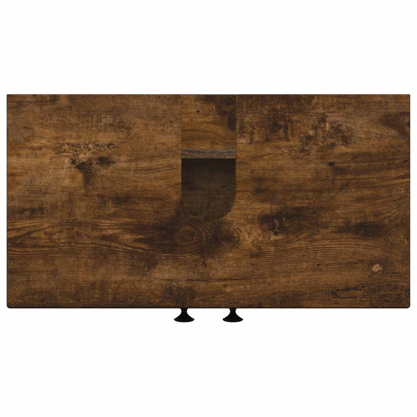 Bathroom Sink Cabinet BREDA Smoked Oak 59.5 x 31.5x 59 cm
