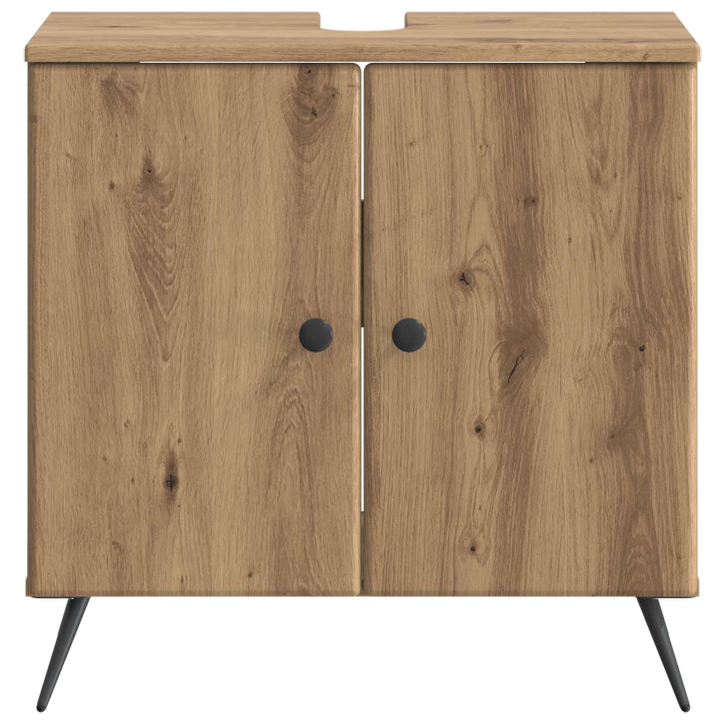 Bathroom Sink Cabinet BREDA Artisan Oak 59.5 x 31.5x 59 cm