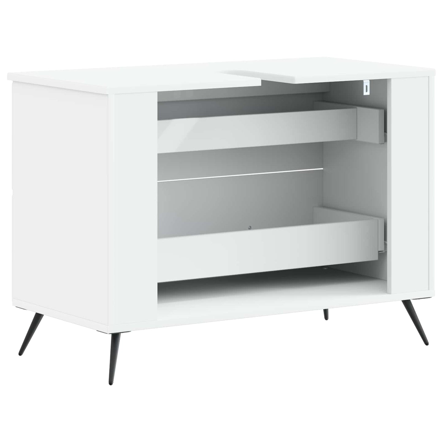 Bathroom Sink Cabinet BREDA White 82 x 41x 59 cm