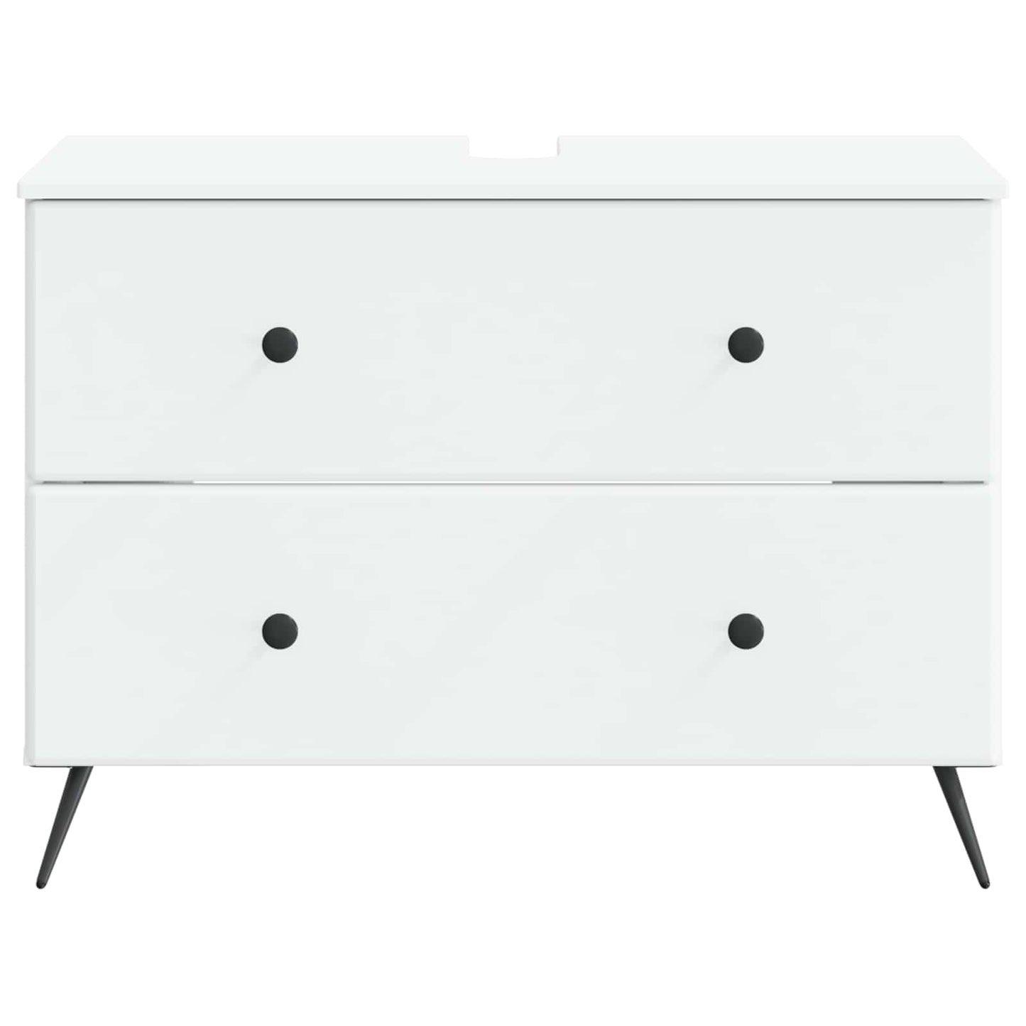 Bathroom Sink Cabinet BREDA White 82 x 41x 59 cm