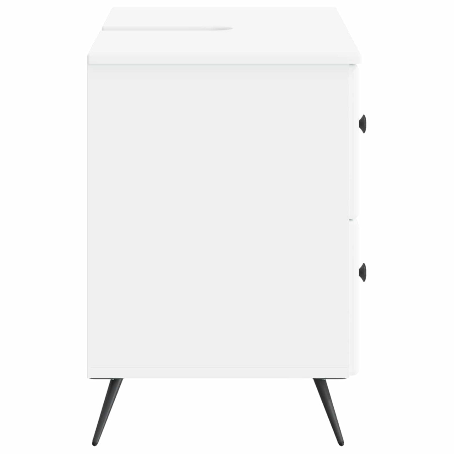 Bathroom Sink Cabinet BREDA White 82 x 41x 59 cm