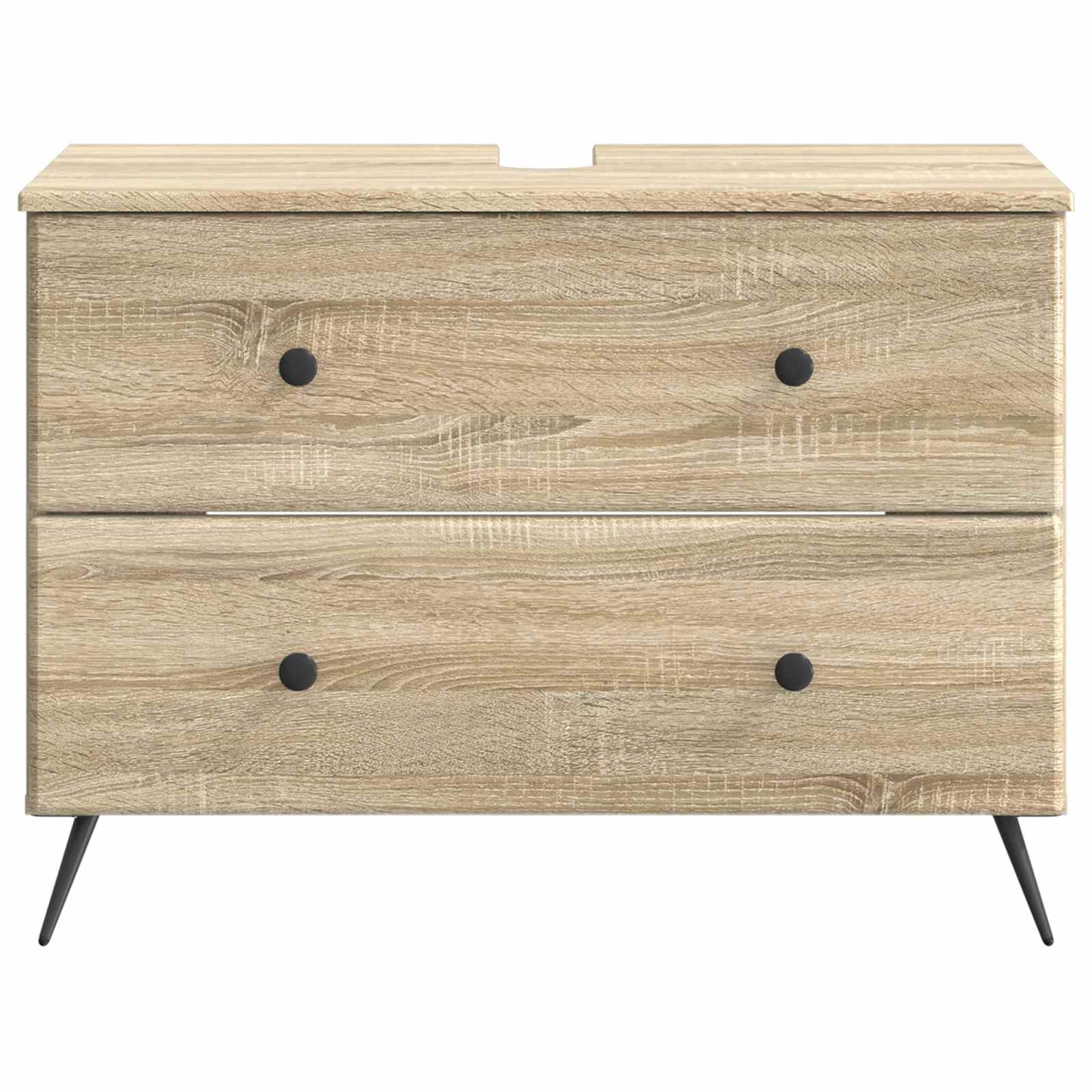 Bathroom Sink Cabinet BREDA Sonoma Oak 82 x 41x 59 cm