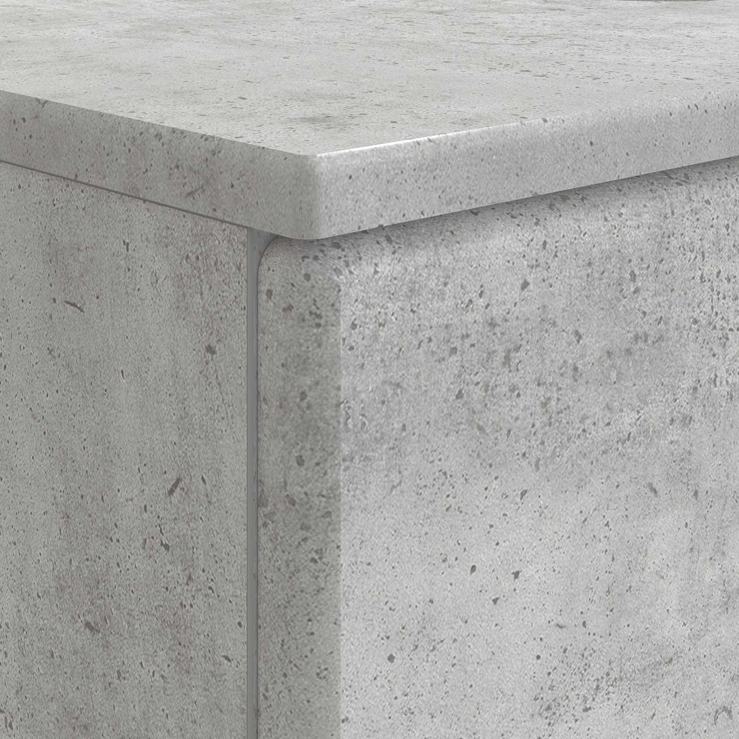 Bathroom Sink Cabinet BREDA Concrete Grey 82 x 41x 59 cm