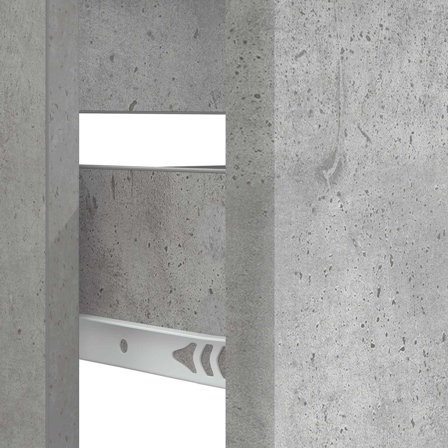 Bathroom Sink Cabinet BREDA Concrete Grey 82 x 41x 59 cm