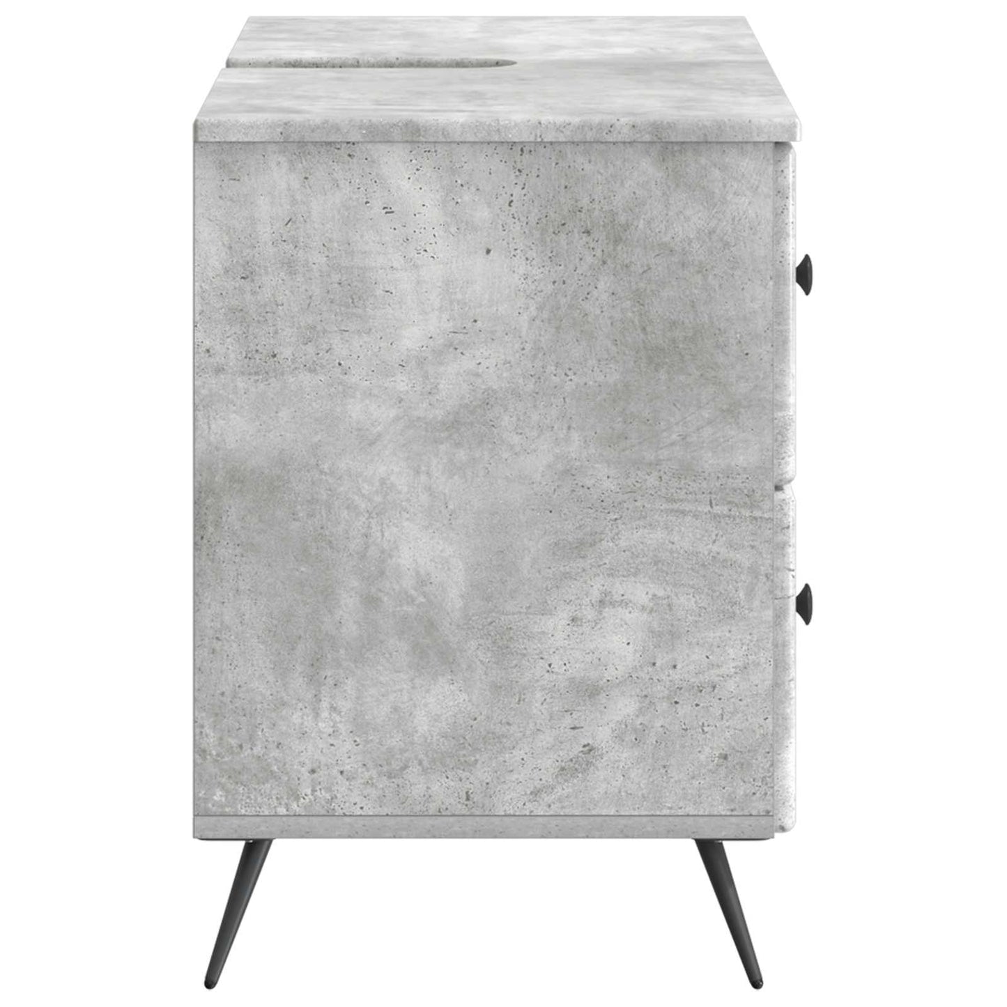 Bathroom Sink Cabinet BREDA Concrete Grey 82 x 41x 59 cm