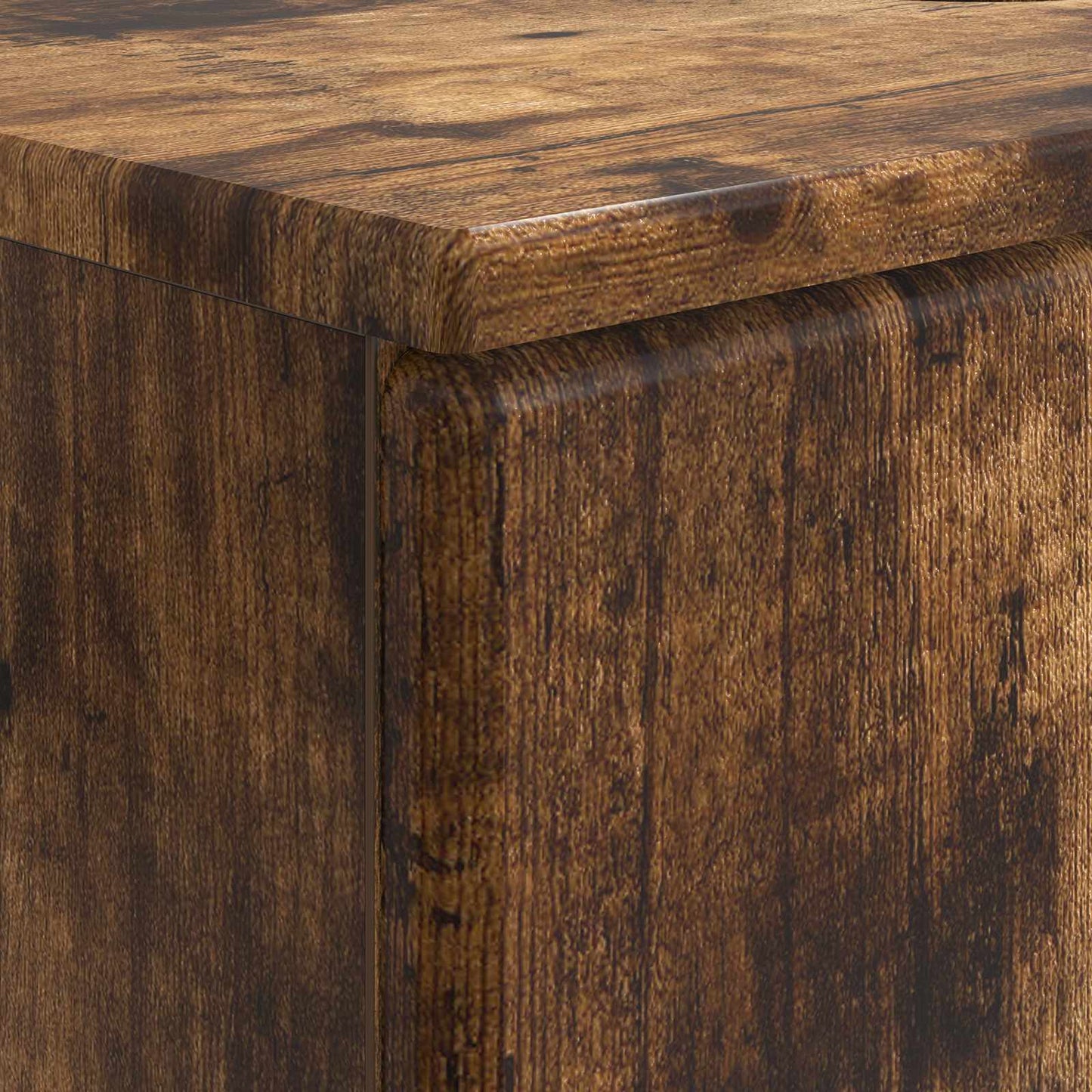 Bathroom Sink Cabinet BREDA Smoked Oak 82 x 41x 59 cm