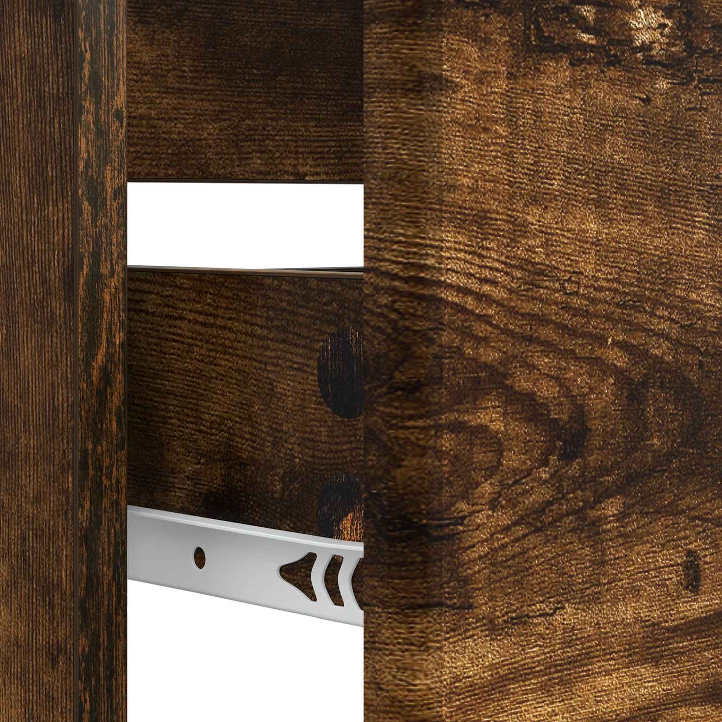 Bathroom Sink Cabinet BREDA Smoked Oak 82 x 41x 59 cm