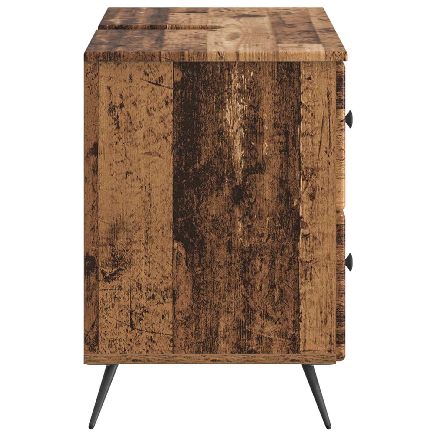 Bathroom Sink Cabinet BREDA Old Wood 82 x 41x 59 cm