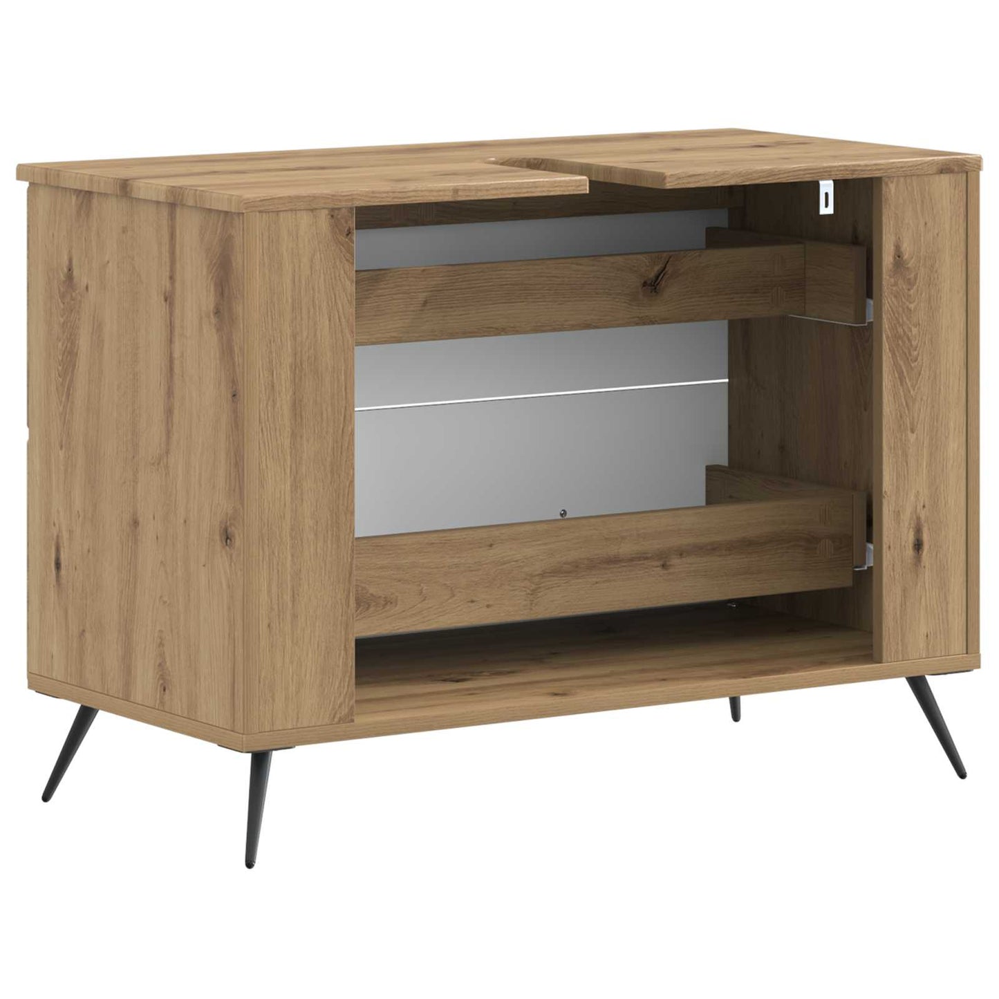 Bathroom Sink Cabinet BREDA Artisan Oak 82 x 41x 59 cm