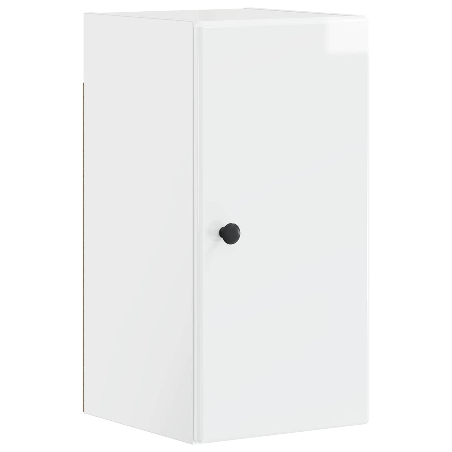 Bathroom Wall Cabinet BREDA High Gloss White 30 x 31 x 59 cm
