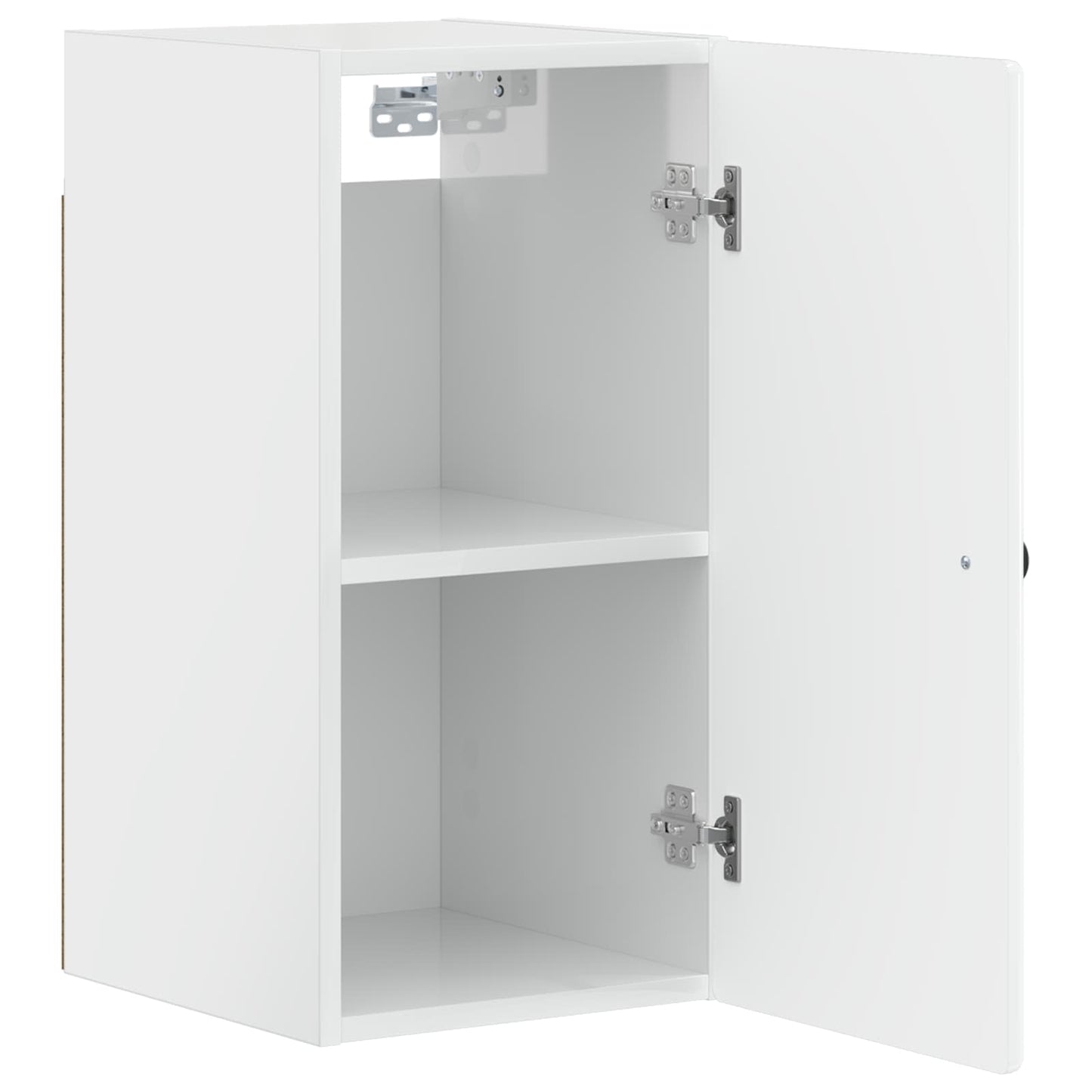 Bathroom Wall Cabinet BREDA High Gloss White 30 x 31 x 59 cm