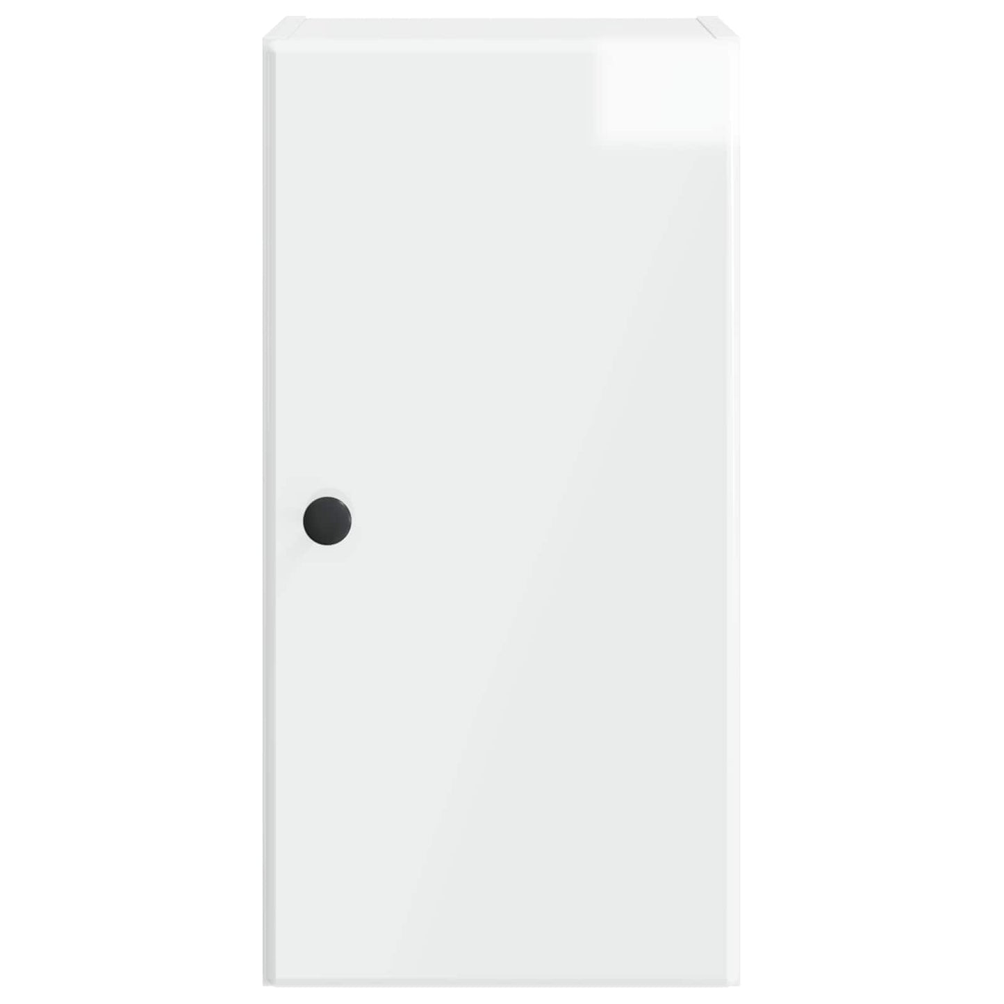 Bathroom Wall Cabinet BREDA High Gloss White 30 x 31 x 59 cm