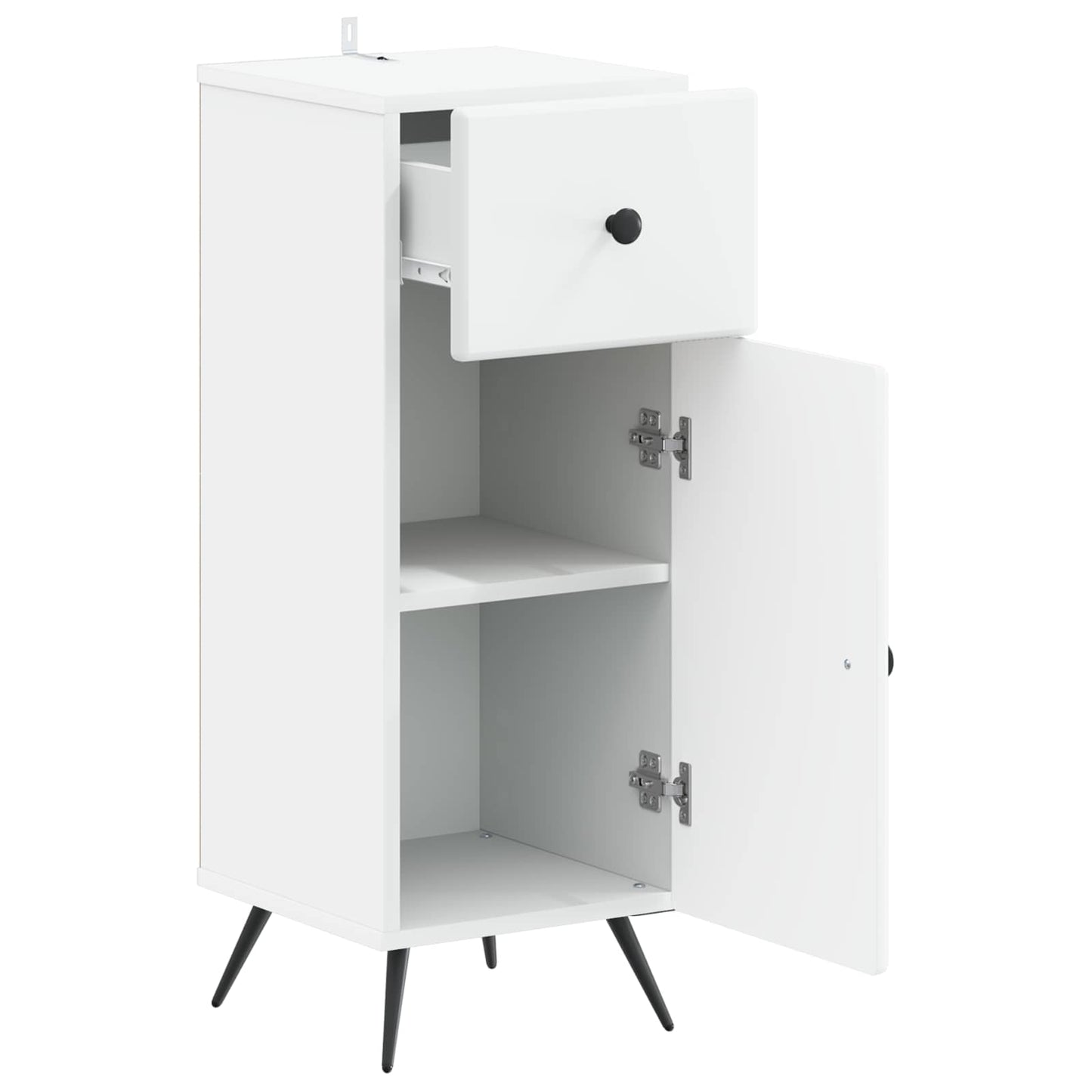 Bathroom Storage Cainet BREDA White 30 x 31 x 80 cm