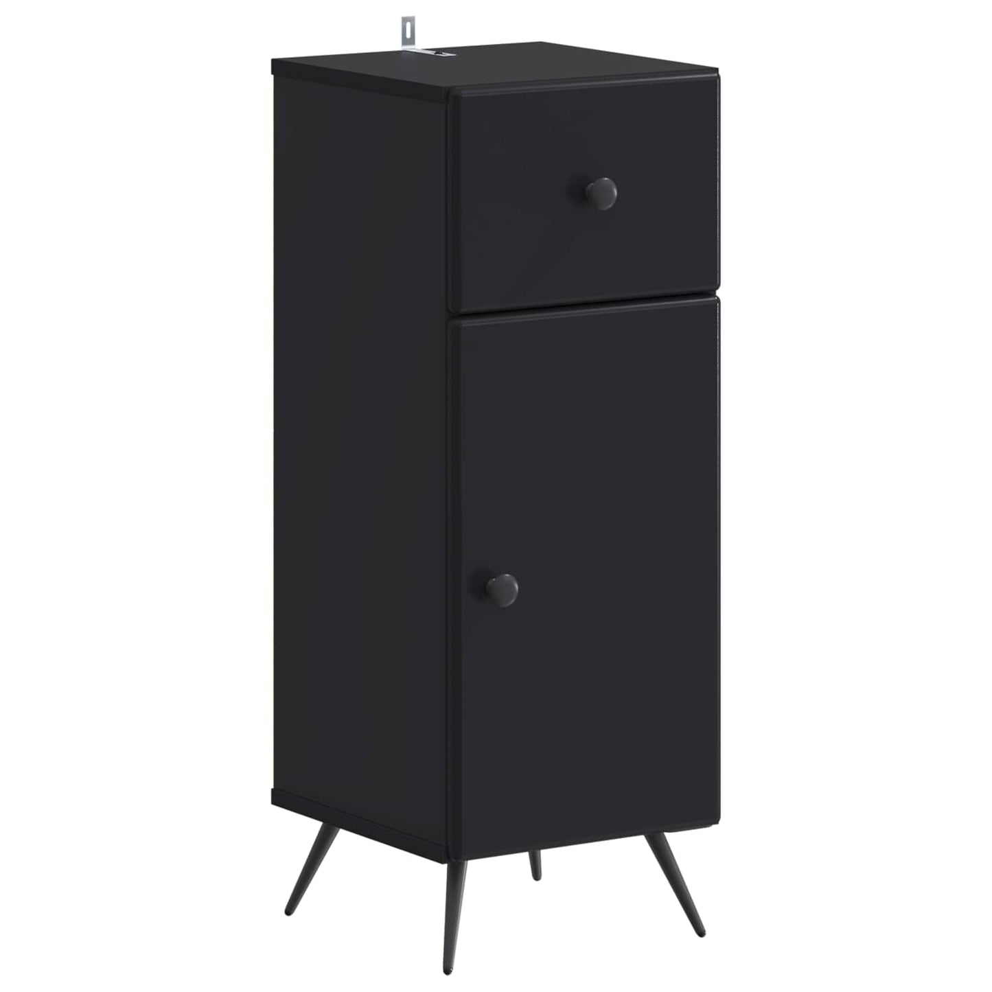 Bathroom Storage Cainet BREDA Black 30 x 31 x 80 cm