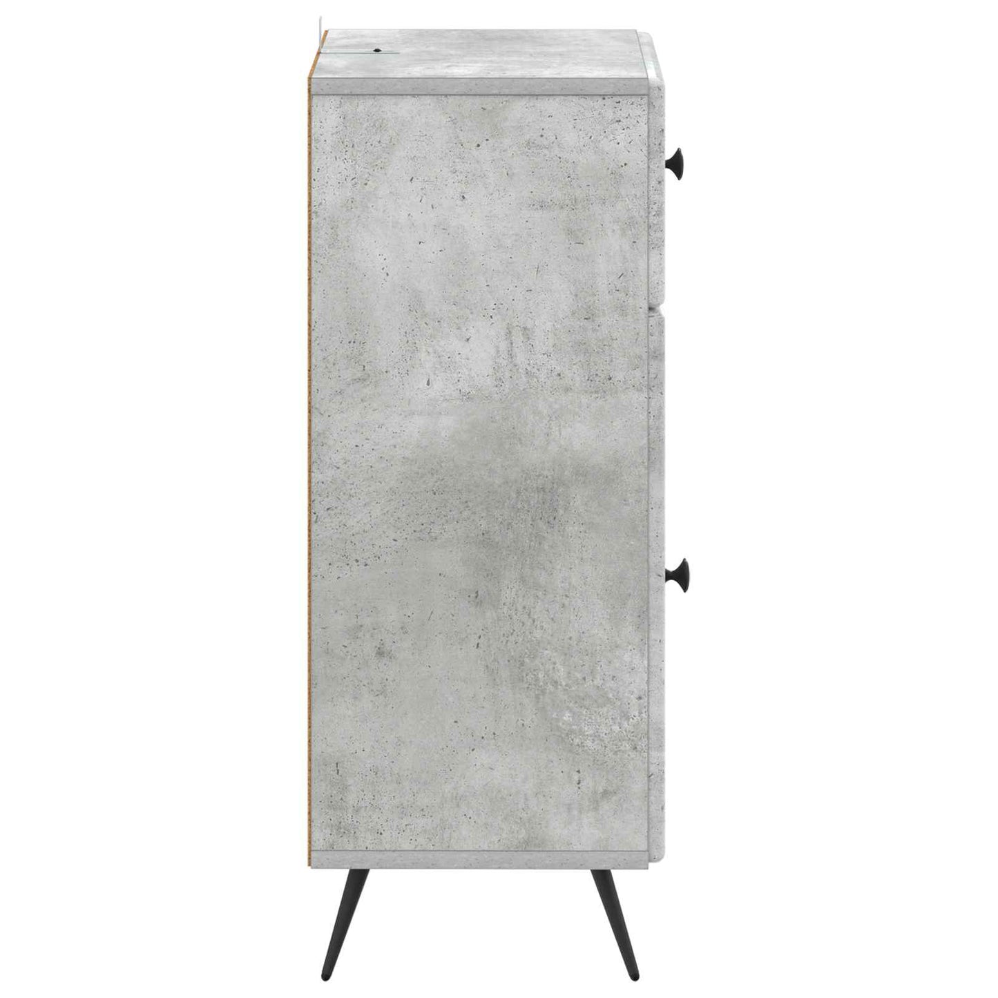 Bathroom Storage Cainet BREDA Concrete Grey 30 x 31 x 80 cm
