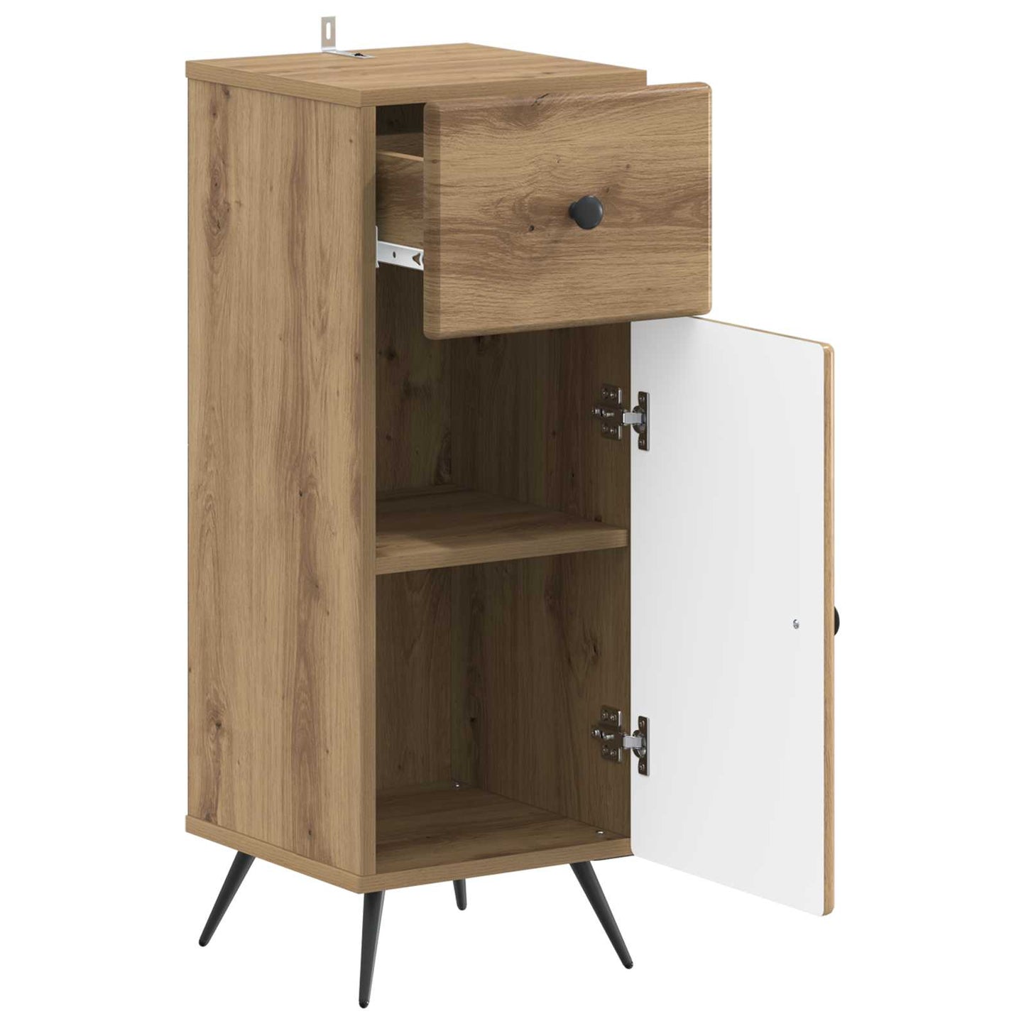 Bathroom Storage Cainet BREDA Artisan Oak 30 x 31 x 80 cm