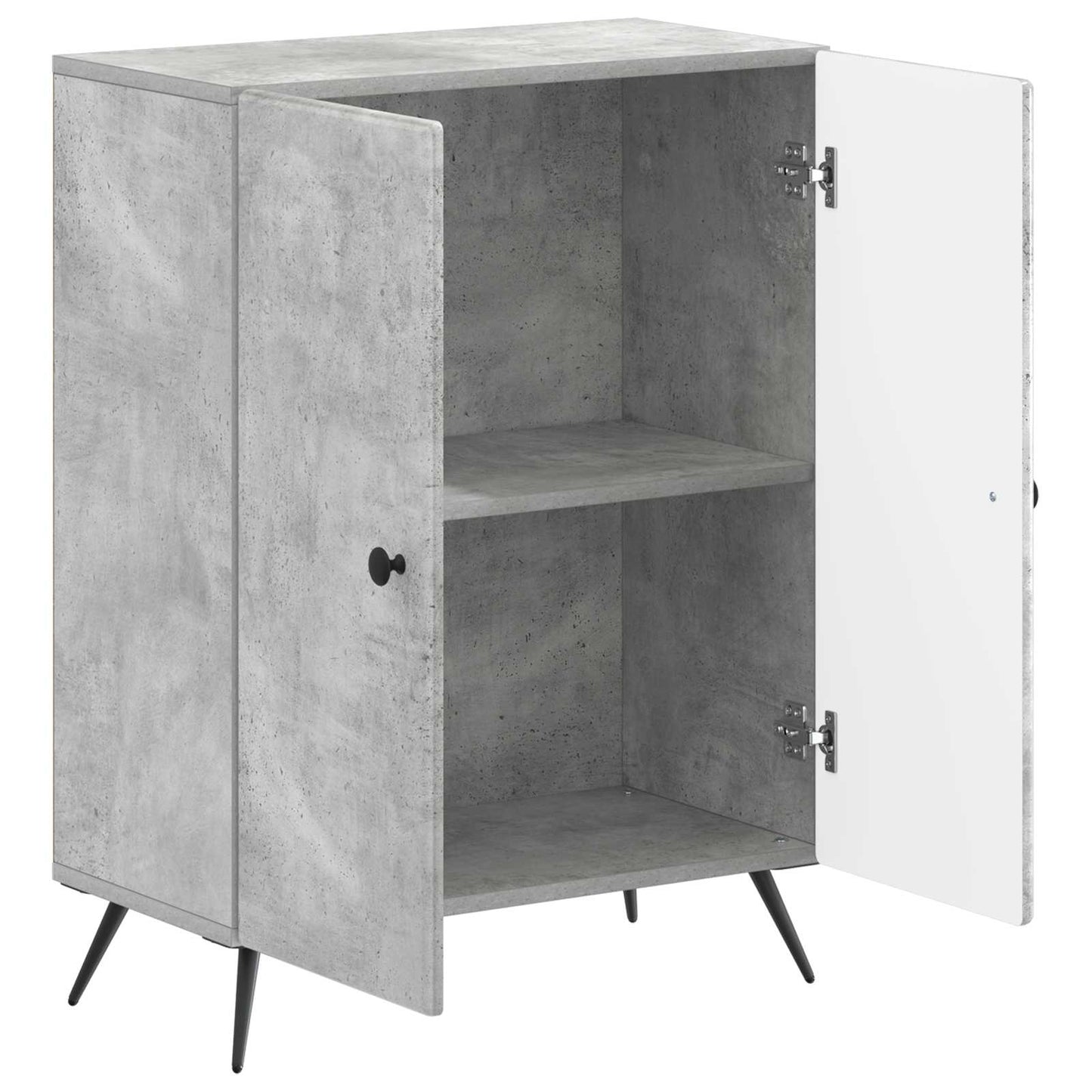 Bathroom Storage Cainet BREDA Concrete Grey 59.5 x 31 x 80 cm
