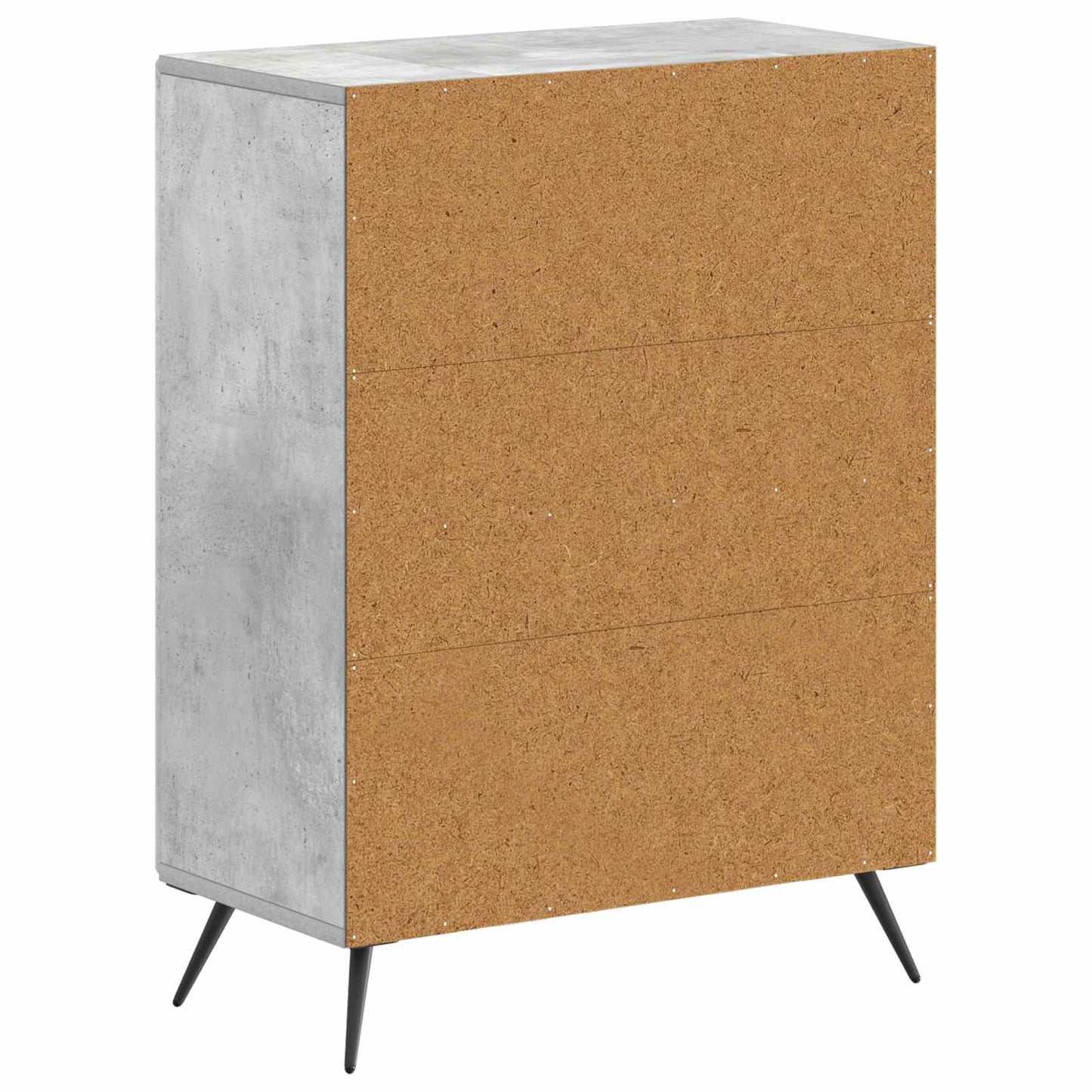 Bathroom Storage Cainet BREDA Concrete Grey 59.5 x 31 x 80 cm