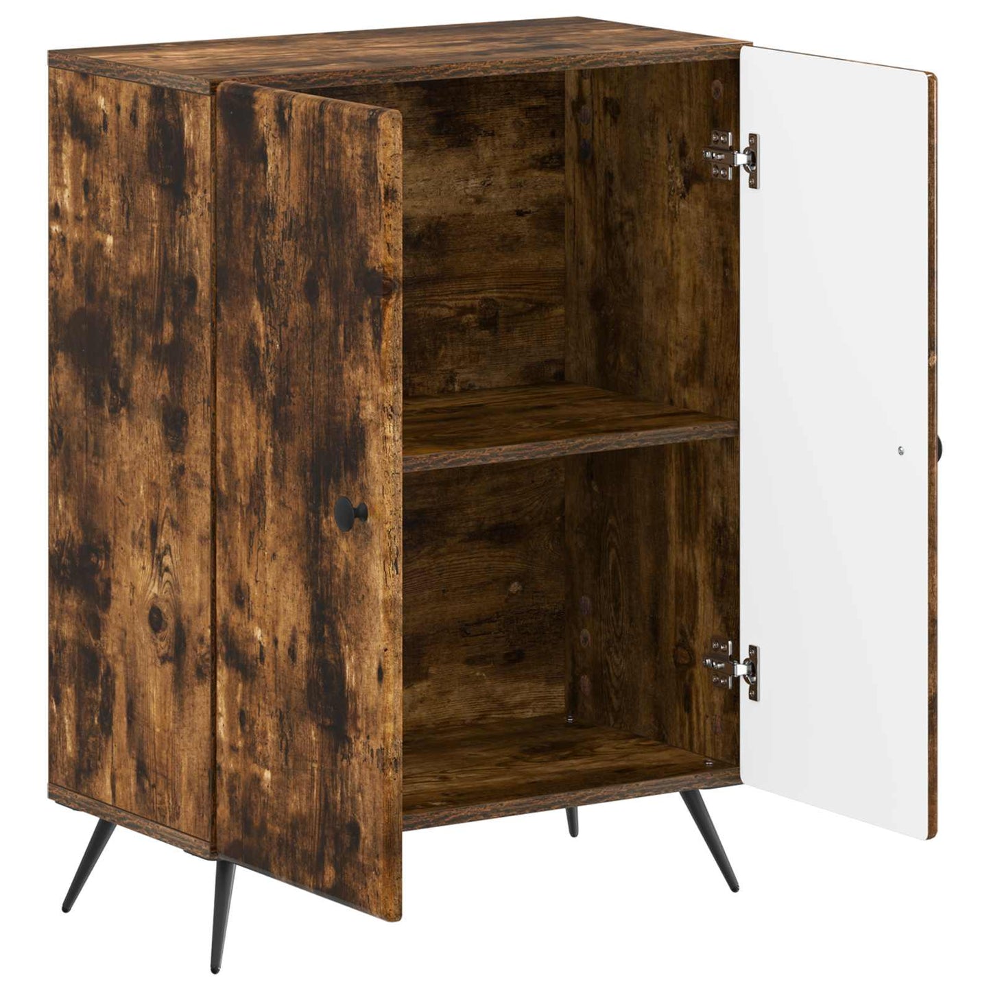 Bathroom Storage Cainet BREDA Smoked Oak 59.5 x 31 x 80 cm