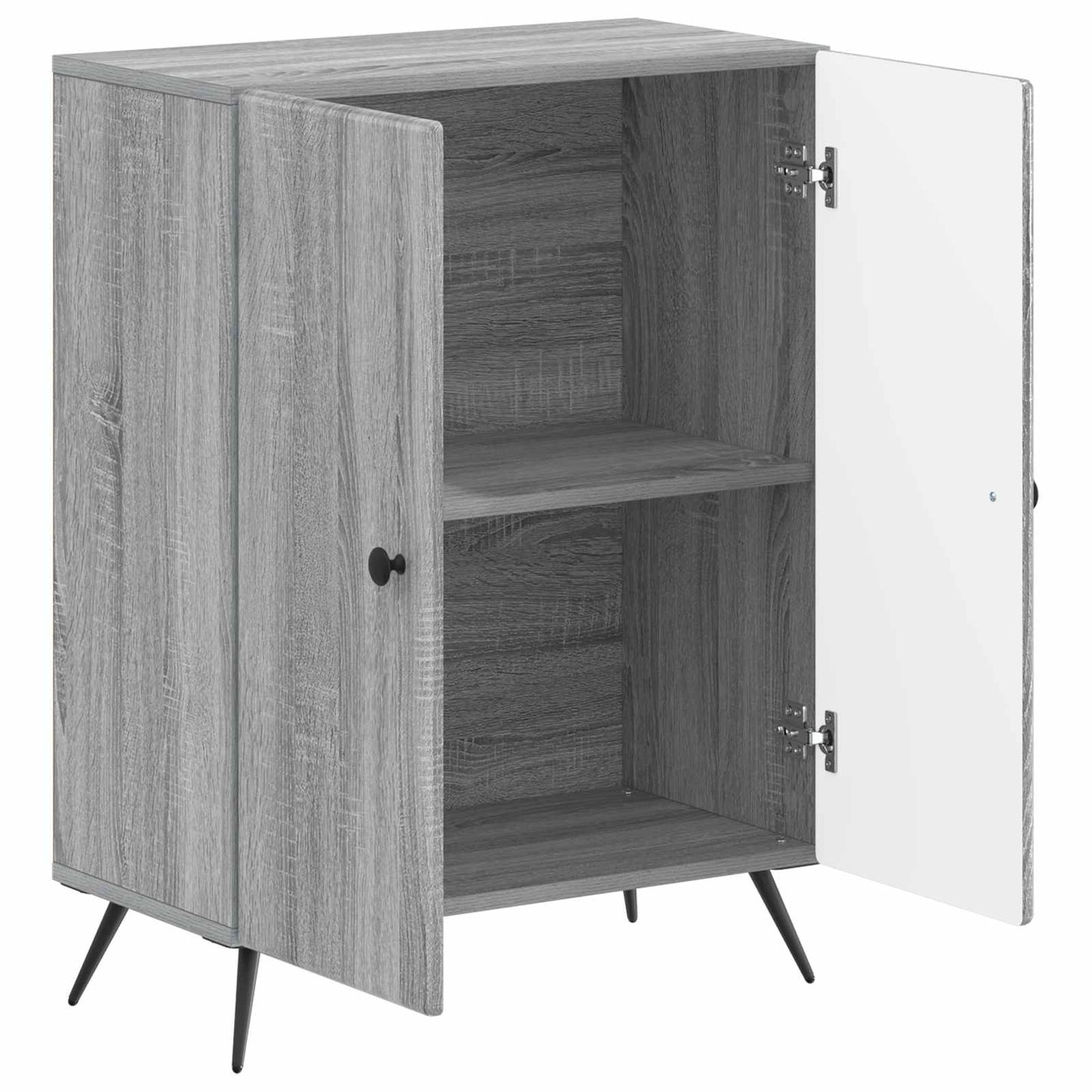 Bathroom Storage Cainet BREDA Grey Sonoma 59.5 x 31 x 80 cm