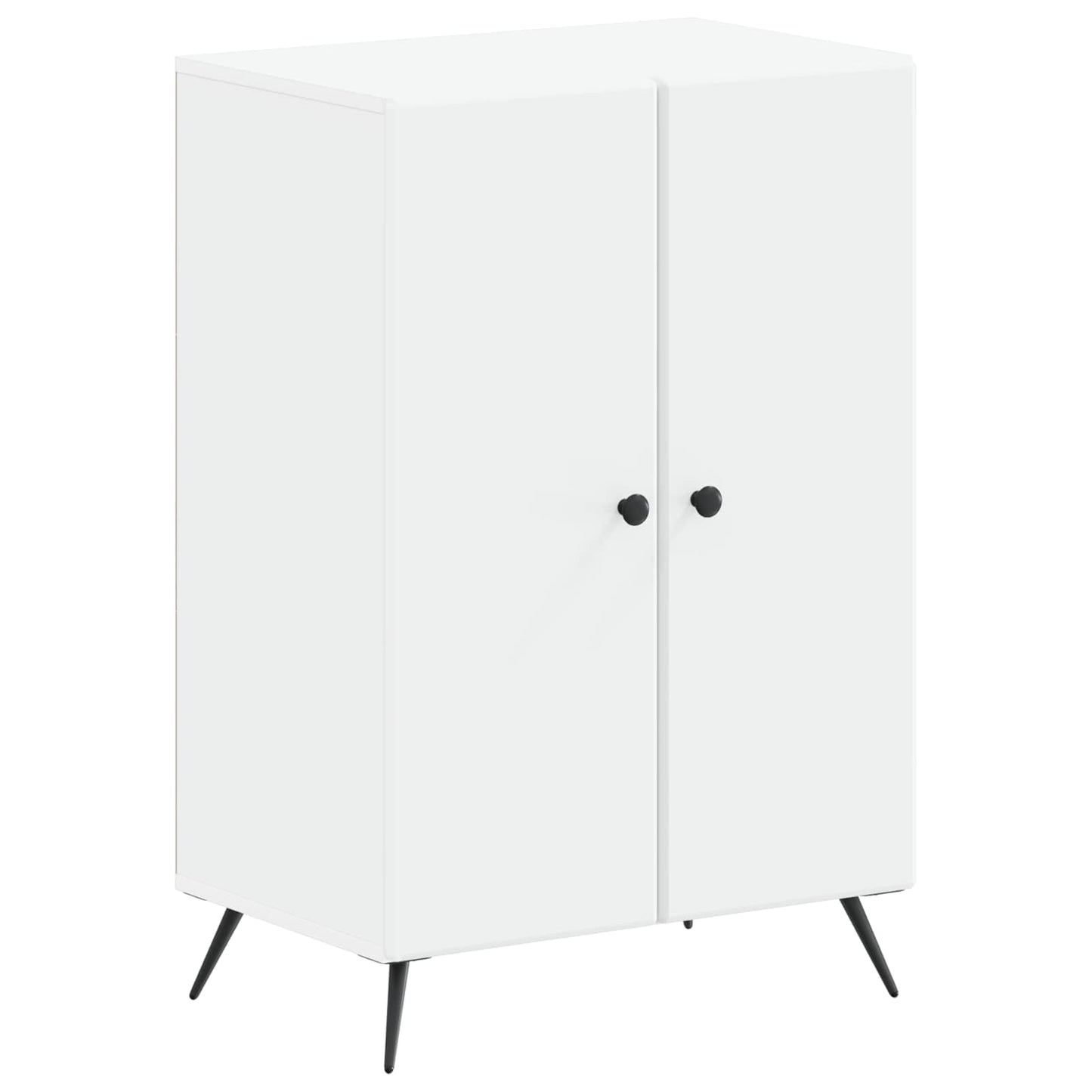 Shoe Cabinet BREDA 59.5 x 39.5 x 90 cm Engineered Wood White
