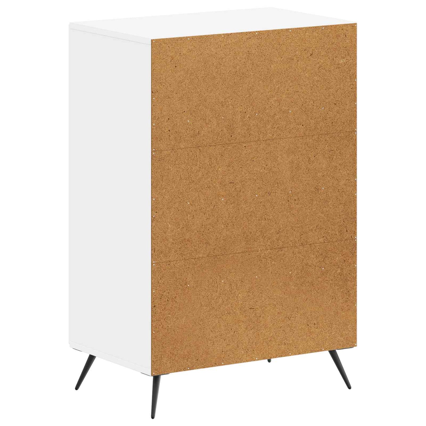 Shoe Cabinet BREDA 59.5 x 39.5 x 90 cm Engineered Wood White