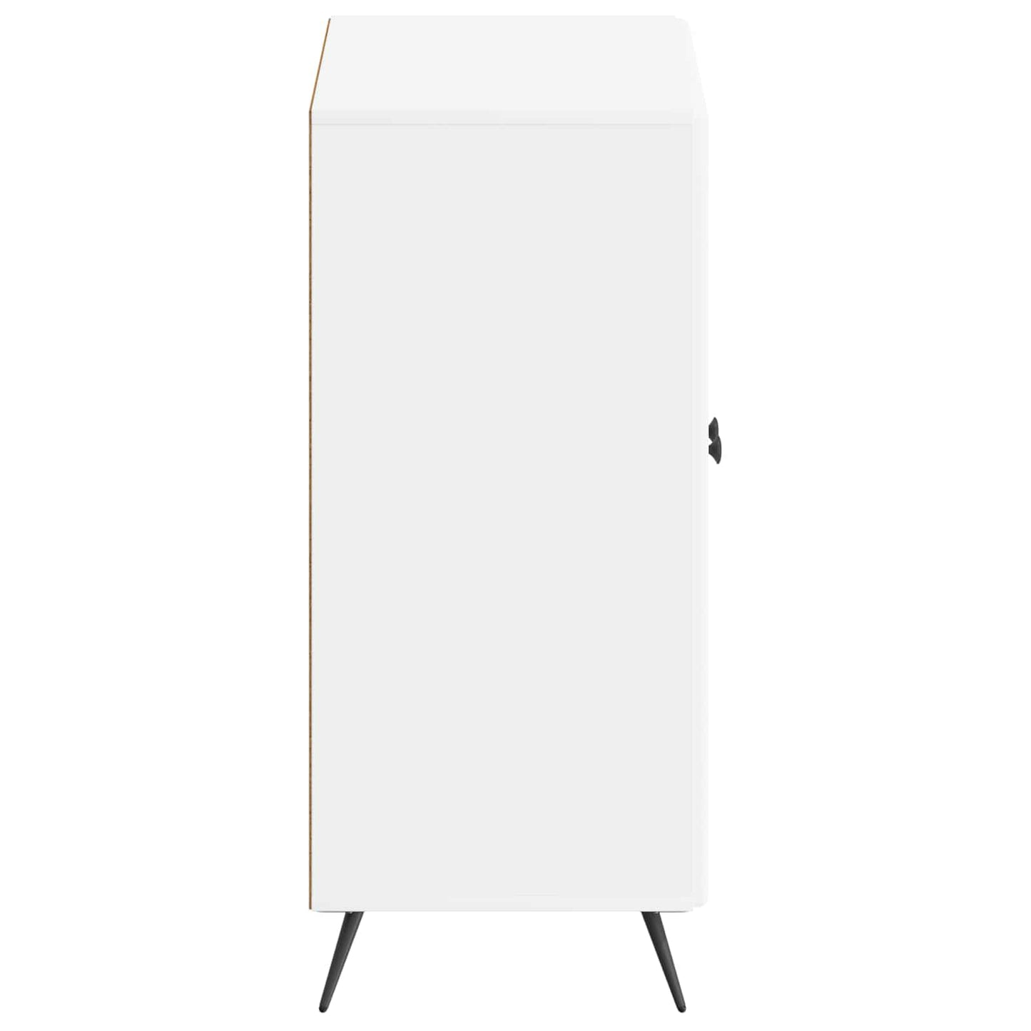 Shoe Cabinet BREDA 59.5 x 39.5 x 90 cm Engineered Wood White