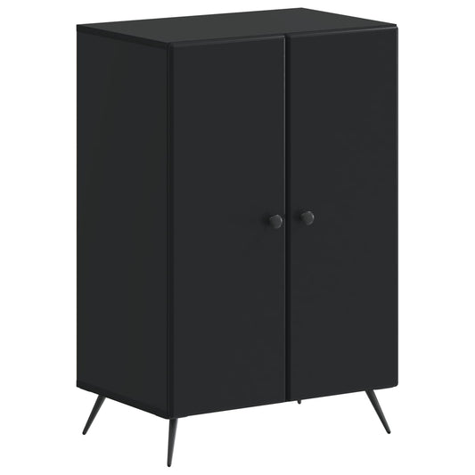 Shoe Cabinet BREDA 59.5 x 39.5 x 90 cm Engineered Wood Black