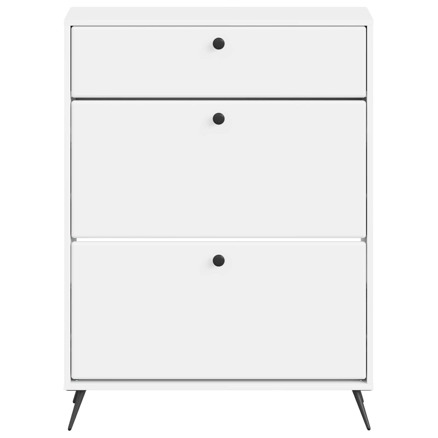Shoe Cabinet BREDA 78 x 24 x 103 cm Engineered Wood White