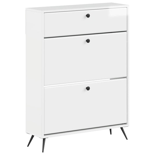 Shoe Cabinet BREDA 78 x 24 x 103 cm Engineered Wood