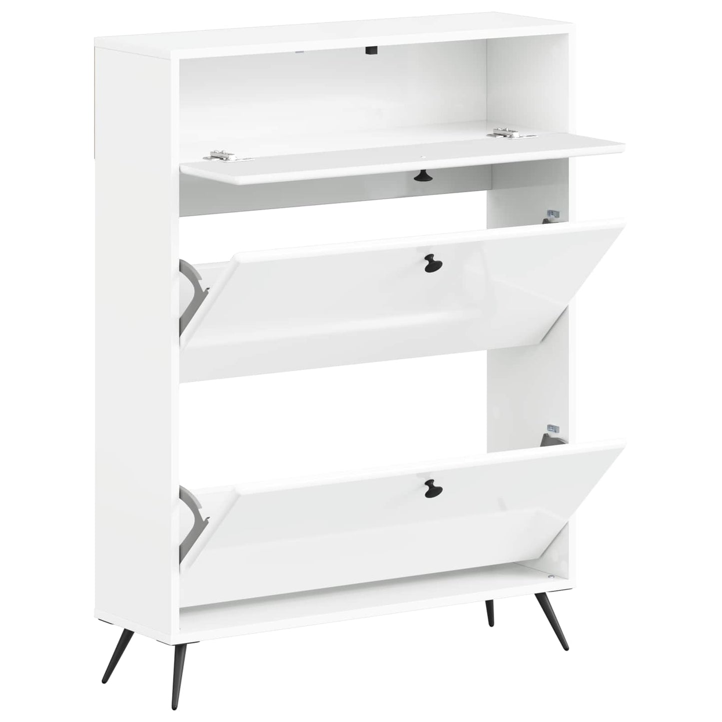Shoe Cabinet BREDA 78 x 24 x 103 cm Engineered Wood