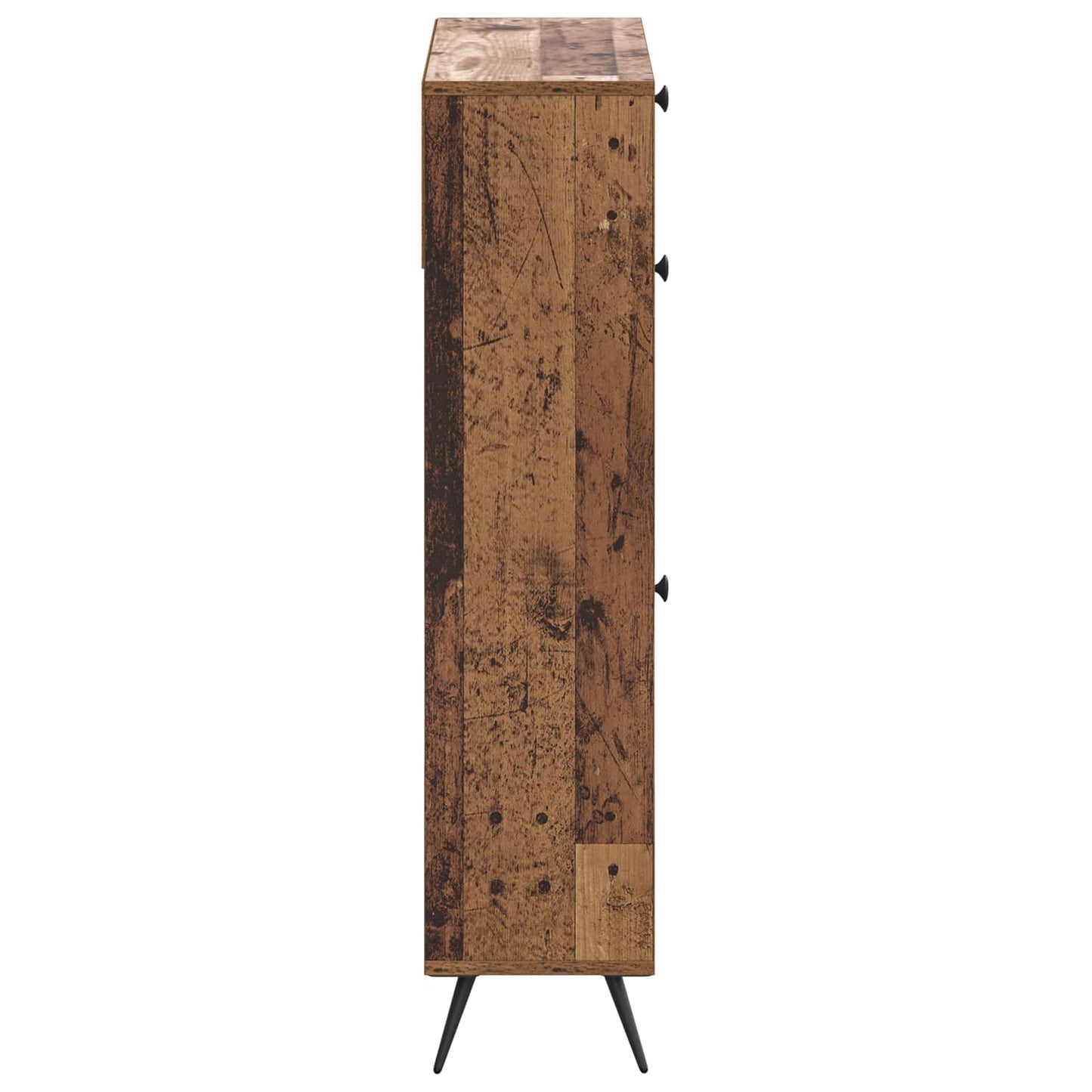 Shoe Cabinet BREDA 78 x 24 x 103 cm Engineered Wood Old Wood