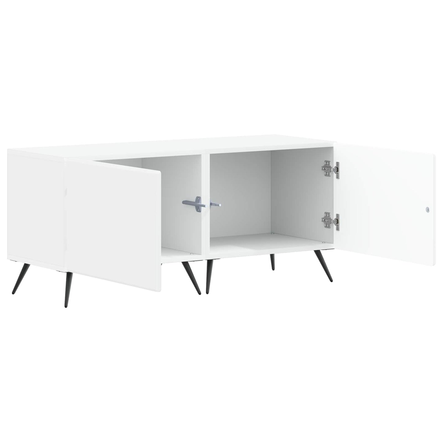 TV Cabinet White Engineered Wood