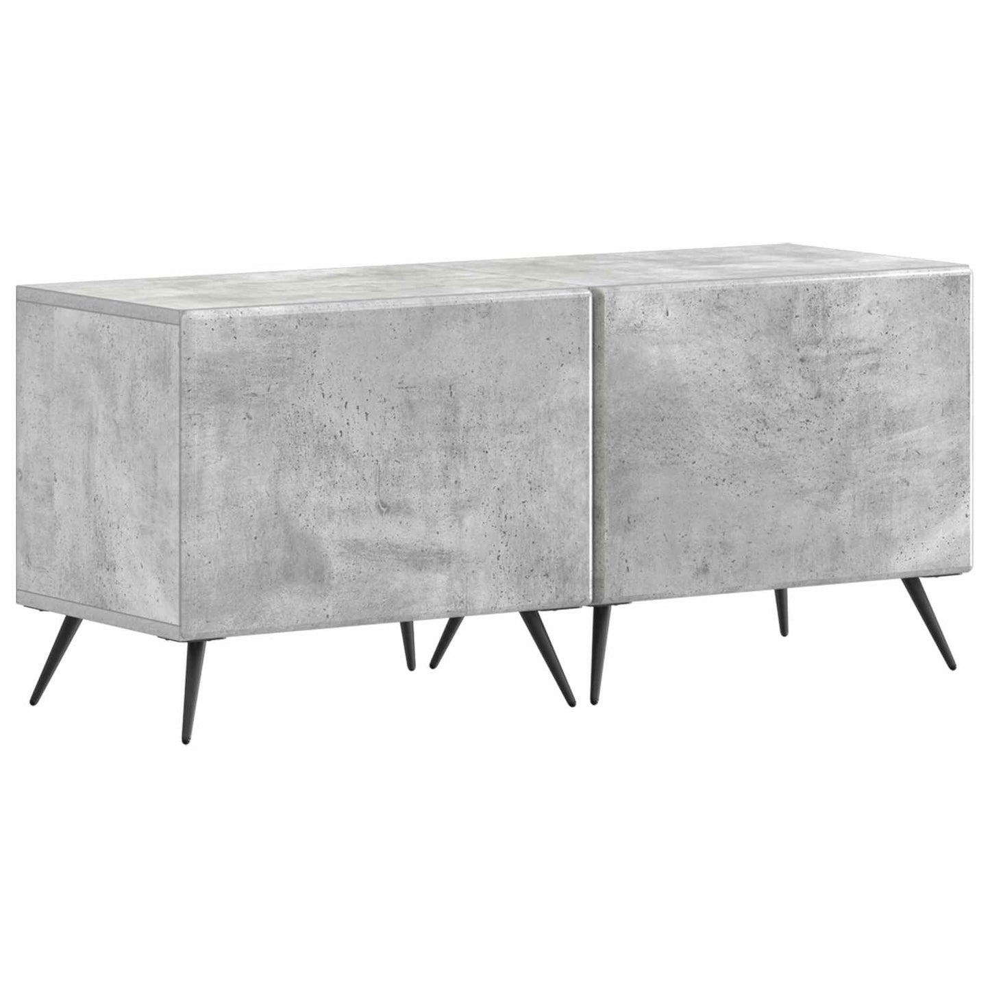 TV Cabinet Concrete Grey Engineered Wood