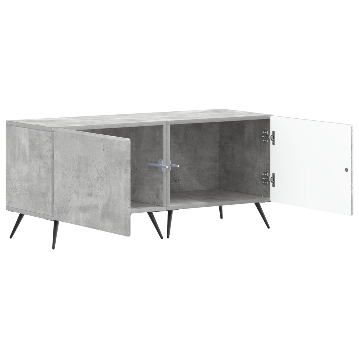 TV Cabinet Concrete Grey Engineered Wood