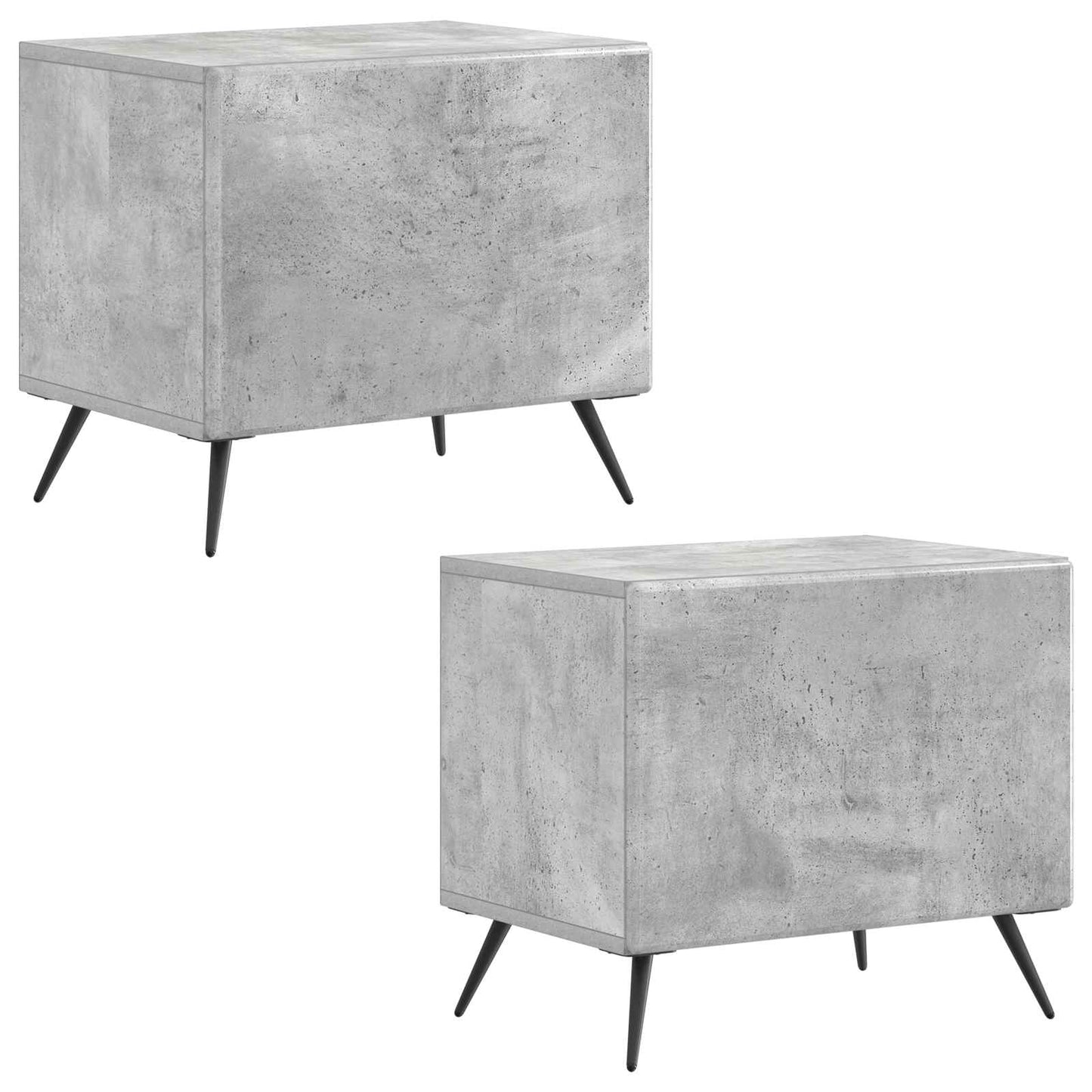 TV Cabinet Concrete Grey Engineered Wood