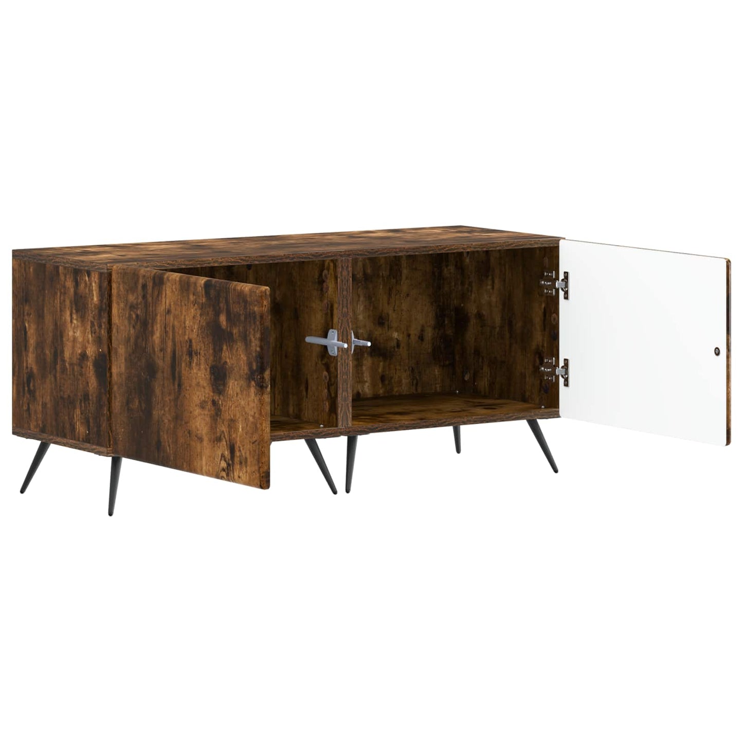 TV Cabinet Smoked Oak Engineered Wood